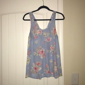 Candie’s Floral Print Blouse